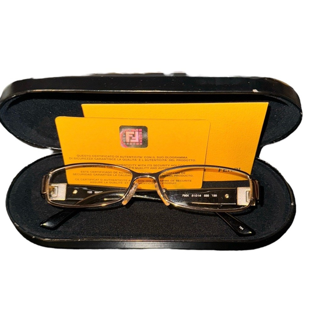 👓 New! Fendi Eyeglasses and Case - Picture 1 of 7